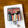 Read Banned Books Badge Reel, Librarian Badge Reel, Retractable Badge Reel, Interchangeable Badge Reel, Book Lovers Pin