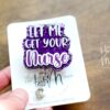 il_fullxfull.4938497436_4t9f Let me get your Nurse Badge Reel, Hospital ID Holder, Retractable Acrylic Badge Reel, CNA Badge Holder