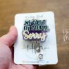 Funny Badge reel, We can't fix stupid Sorry, RN ID Holder, Retractable Acrylic Badge Reel, Nurse Gift, Night Shift, Stocking Stuffer