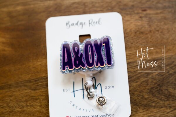 il_fullxfull.4944401600_gtqk Alert and Oriented Nurse Badge Reel - Funny Night Shift ID Holder Stocking Stuffer