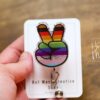 il_fullxfull.4980117426_s9rw Peace PRIDE Badge Reel, Gay Pride Badge Reel, LGBT Pride Retractable Badge Reel, ID Holder