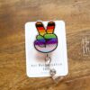 il_fullxfull.5028368431_nimf Peace PRIDE Badge Reel, Gay Pride Badge Reel, LGBT Pride Retractable Badge Reel, ID Holder