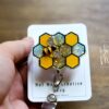Bee Comb Badge Reel, 3d badge reel,  Retractable Badge Reel, Interchangeable Badge Reel, Summer Lanyard