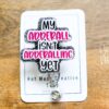 My Adderall isn't Adderalling Yet Funny Badge Reel, Retractable Acrylic Badge Reel, Nurse Gift, Office ID Holder, Custom Badge Reel