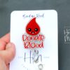 Donate Blood Badge Reel, Retractable Badge Reel, Interchangeable Badge Reel, Blood Bank ID holder