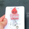 Donate Blood Badge Reel, Retractable Badge Reel, Interchangeable Badge Reel, Blood Bank ID holder