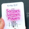 Sorrows, Sorrows, Prayers Funny Badge Reel, RN ID Holder, Retractable Acrylic Badge Reel, Nurse Gift, Night Shift, Queen Charlotte