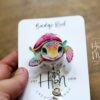 Cute Sea Turtle Badge Reel, Summer ID holder, Retractable Badge Reel, Teacher ID Holder, Nurse Badge Reel