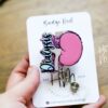 Dialysis Badge Reel, Nurse ID Holder, RN ID Holder, Retractable Acrylic Badge Reel, dialysis tech, kidney badge reel