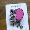 Dialysis Badge Reel, Nurse ID Holder, RN ID Holder, Retractable Acrylic Badge Reel, dialysis tech, kidney badge reel