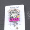 Boo Boo Crew Glitter Badge Reel, Nurse ID Holder, School Nurse Pin, Halloween Badge Reel