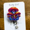 il_fullxfull.5229495545_2921 Whimsical Mushroom Retractable Badge Reel: Colorful Fantasy ID Holder for Nurses & Food Service