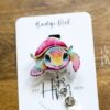 Cute Sea Turtle Badge Reel, Summer ID holder, Retractable Badge Reel, Teacher ID Holder, Nurse Badge Reel
