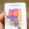 It’s fine. Everything is fine. Funny Badge Reel, Funny Badge Holder, HR Badge Reel, office humor