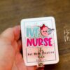 IVF Nurse Badge Reel, fertility nurse Badge Holder, Retractable Lanyard, fertility nurse gift
