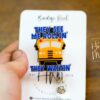 They See Me Rollin' They Waitin Funny Badge Reel, Bus Driver ID Holder, Bus Driver Gift, Struggle Bus