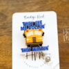 They See Me Rollin' They Waitin Funny Badge Reel, Bus Driver ID Holder, Bus Driver Gift, Struggle Bus
