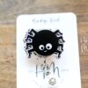 il_fullxfull.5295197565_c1f4 Spider Halloween Glitter Badge Reel, Itsy Bitsy Spider Halloween ID Holder, Interchangeable badge reel, Halloween Badge Reel