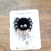 il_fullxfull.5295197581_duxv Spider Halloween Glitter Badge Reel, Itsy Bitsy Spider Halloween ID Holder, Interchangeable badge reel, Halloween Badge Reel