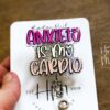Anxiety is My Cardio Funny Badge Reel, RN ID Holder, Retractable Acrylic Badge Reel, Office ID Holder