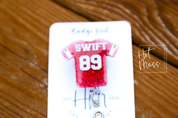 Jersey Badge Reel, 1989, Midnights, Retractable Badge Reel, Interchangeable Badge Reel, Funny Badge Reel,