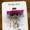 Patient Registration Badge Reel, Registrar Badge Reel, Funny Badge Reel, Retractable Badge Reel, Interchangeable, Stocking Stuffer