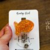 Goldfish Badge Reel, Daycare ID Holder, Interchangeable Badge Reel, Teacher Gift, Daycare Teacher, NICU Nurse