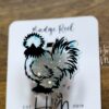 il_fullxfull.5341915280_1e7a Crazy Chicken Lady Badge Reel, Silkie Chicken Interchangeable Badge Reel, Cute badge Reel, Teacher ID Holder, 4H Badge Reel