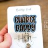il_fullxfull.5353379579_nf1g Charge Daddy Badge Reel, RN ID Holder, Retractable Acrylic Badge Reel, Charge Nurse