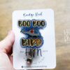 Boo Boo Bird Badge Reel, Medical Helicopter Badge Reel, flight medic Funny Retractable Badge Reel, flight nurse Interchangeable Badge Reel