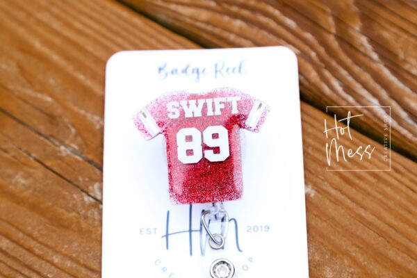 Jersey Badge Reel, 1989, Midnights, Retractable Badge Reel, Interchangeable Badge Reel, Funny Badge Reel,