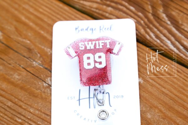 Jersey Badge Reel, 1989, Midnights, Retractable Badge Reel, Interchangeable Badge Reel, Funny Badge Reel,