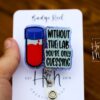 il_fullxfull.5387599631_n4sb Without the Lab Badge Reel, Lab Tech Gift, Biology Equipment, science badge reel, Retractable Badge Reel, Interchangeable Badge Holder