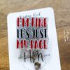 il_fullxfull.5390085459_ba2r I'm Fine, It's Just My Face Badge Reel, Funny Badge Reel, RBF Retractable Badge Reel, Sarcasm Badge Reel, Stocking Stuffer