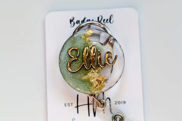Custom Name Badge Reel, Nurse Badge Reel, Personalized ID Holder, Teacher Badge Reel, Customized gift