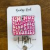 il_fullxfull.5441331732_b928 I'm not qualified to diagnose, but i have theories Badge Reel, RN id Holder, Retractable Acrylic Badge Reel, Nurse Gift, Funny Badge Reel