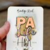 PA Life Glitter Badge reel, badge id, Retractable id, Lanyard Badge Holder, Nurse Gift, Physician Assistant ID Holder