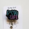 PSW Life Badge Reel, Nurse ID Holder, Interchangeable badge reel, Retractable ID Holder