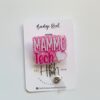 Mammo Tech Badge Reel, Mammographer badge ID, Retractable ID, Lanyard Badge Holder Badge Reel