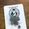 Boujee Penguin Snow globe Badge Reel, Christmas Badge Reel, Nurse Badge Reel, Retractable ID Holder, Glitter Badge Reel, Winter ID Holder