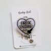 il_fullxfull.5562908427_23nl Cardiac Sonographer Badge Reel, Heart badge reel, Nurse Badge Reel, Retractable ID Holder, Interchangeable, Glitter Badge Reel