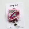 Funny Valentines Day Badge Reel, Why fall in love, Nurse Badge Reel, Retractable ID Holder, Interchangeable, Glitter Badge Reel