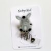 Cute Donkey Badge Reel, Retractable Badge Reel, Interchangeable Badge Reel, Cute badge Reel, Teacher ID Holder, animal badge reel