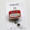 Hello I'm Delulu Badge Reel, Midnights, Retractable Badge Reel, Interchangeable Badge Reel, Funny Badge Reel, Dark Humor