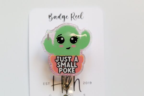 Cactus Badge Reel, RN ID Holder, Retractable Acrylic Badge Reel, Nurse Gift, Teacher Lanyard, Plant Life