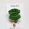 St. Patrick's day Badge Reel, Pinches Get Stitches, Nurse Badge Reel, Retractable ID Holder, Interchangeable, Glitter Badge Reel