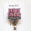 Let it snow, Somewhere else Badge Reel, Christmas Badge Reel, Nurse Badge Reel, Retractable ID Holder, Glitter Badge Reel, Winter ID Holder