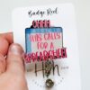 Ooh...This Calls for a Spreadsheet Funny Glitter Badge Reel, Accountant Badge reel, Data Entry ID Holder, IT Badge Holder