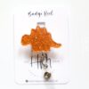 Dino Nuggie badge reel, Stegosaurus Interchangeable Badge Reel, Cute badge Reel, Teacher ID Holder, Dinosaur badge reel, Nurse Badge Holder