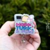 Work, Turk, Perc, Funny Badge reel, RN ID Holder, Retractable Acrylic Badge Reel, Nurse Gift, Night Shift, ER id Holder